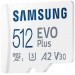 Карта пам'яті Samsung 512 GB microSDXC Class 10 UHS-I U3 V30 A2 EVO Plus+SD Adapte (MB-MC512SA/EU)