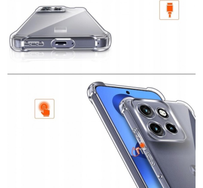 BeCover Чохол до мобільного телефона BeCover Anti-Shock Motorola Edge 50 Neo Clear (713150)