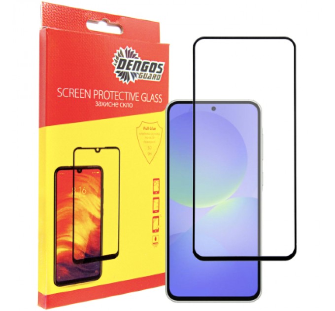 Dengos Скло захисне Dengos Full Glue Samsung Galaxy A36 5G (black) (TGFG-387)