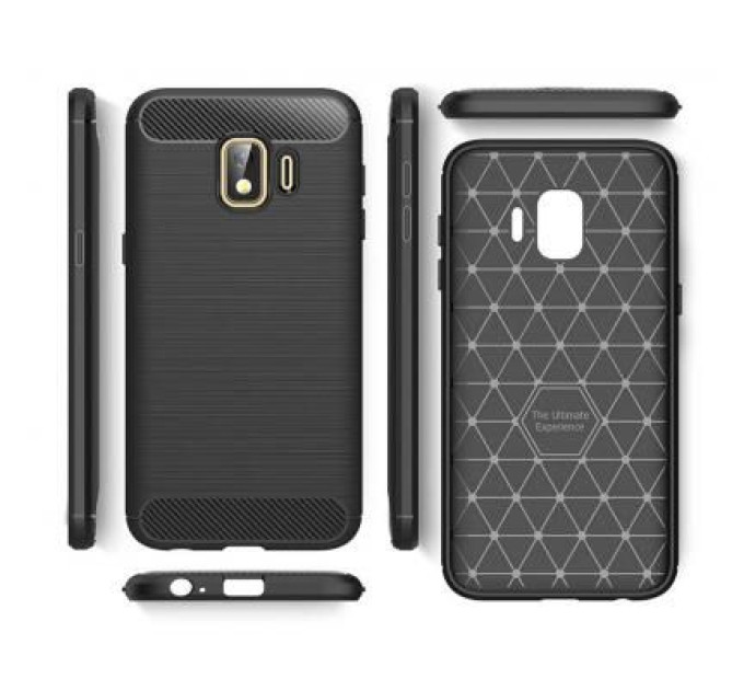 Laudtec Чохол до мобільного телефона Laudtec для Samsung Galaxy J2 Core Carbon Fiber (Black) (LT-J2C)