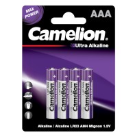 Батарейка Camelion AAA LR03 Ultra Alkaline * 4 (LR03-BP4UT)
