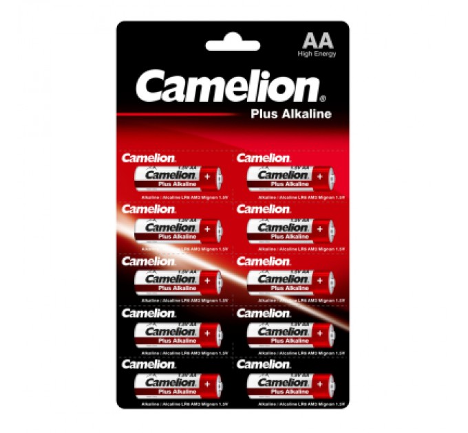 Батарейка Camelion AA LR6 Plus Alkaline * 10 (LR6-BP1x10P)