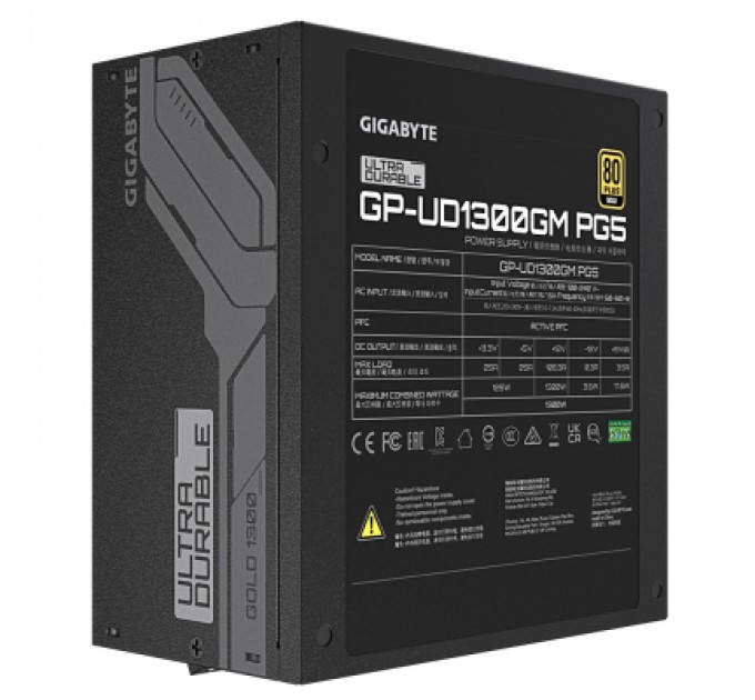 GIGABYTE Блок живлення GIGABYTE 1300W (GP-UD1300GM PG5)