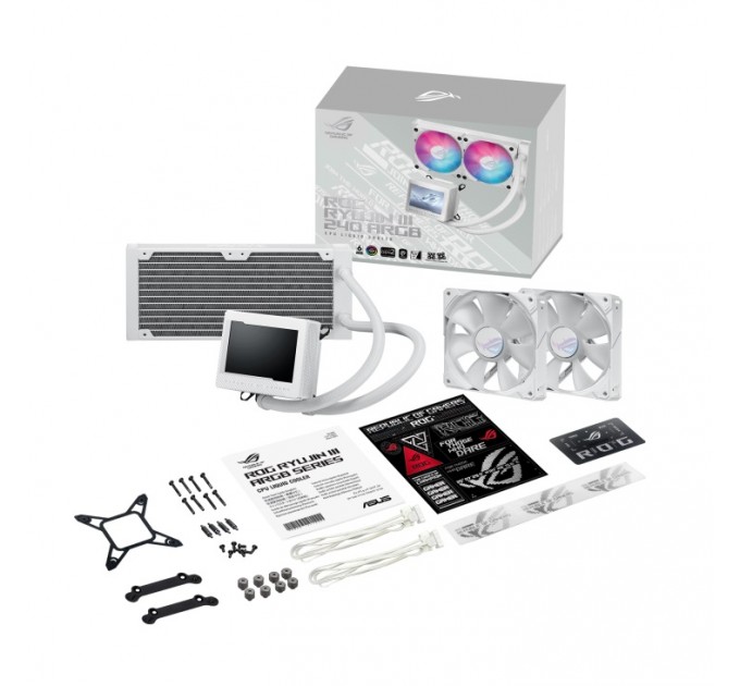 ASUS Система водяного охолодження Asus ROG Ryujin III 240 ARGB White Edition (90RC00K2-M0UAY0)