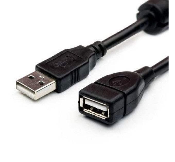 Atcom Дата кабель USB 2.0 AM/AF 1.5m Atcom (17206)