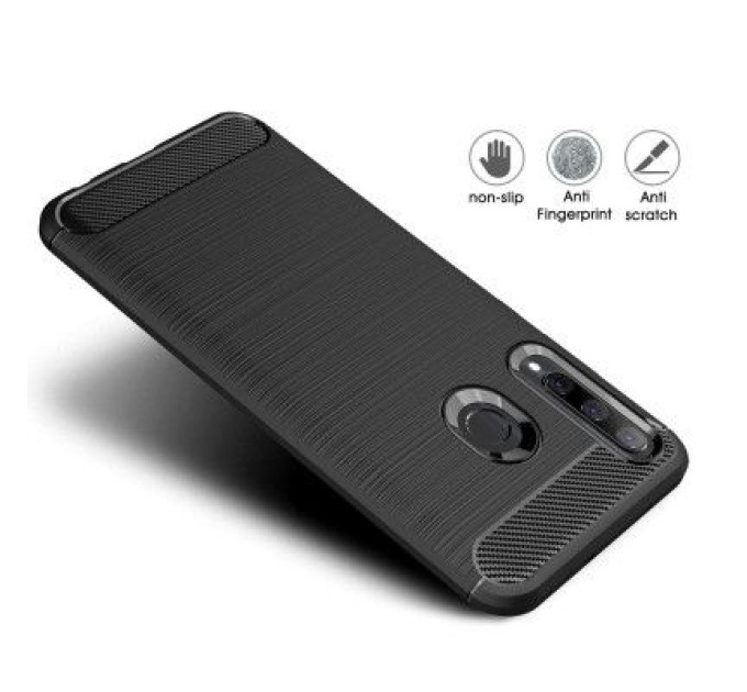 Laudtec Чохол до мобільного телефона Laudtec для Huawei P Smart 2019 Carbon Fiber (Black) (LT-PST19)
