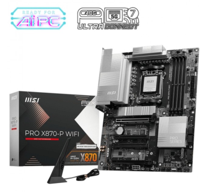 MSI Материнська плата MSI PRO X870E-P WIFI