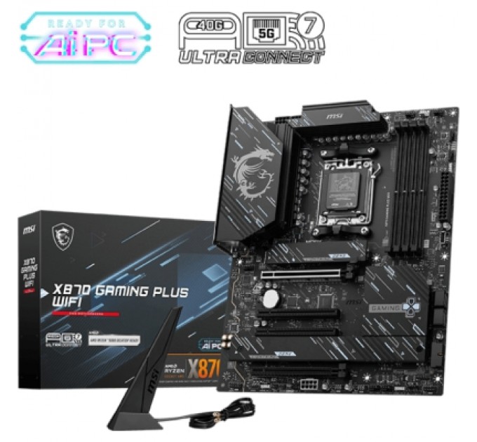MSI Материнська плата MSI X870E GAMING PLUS WIFI