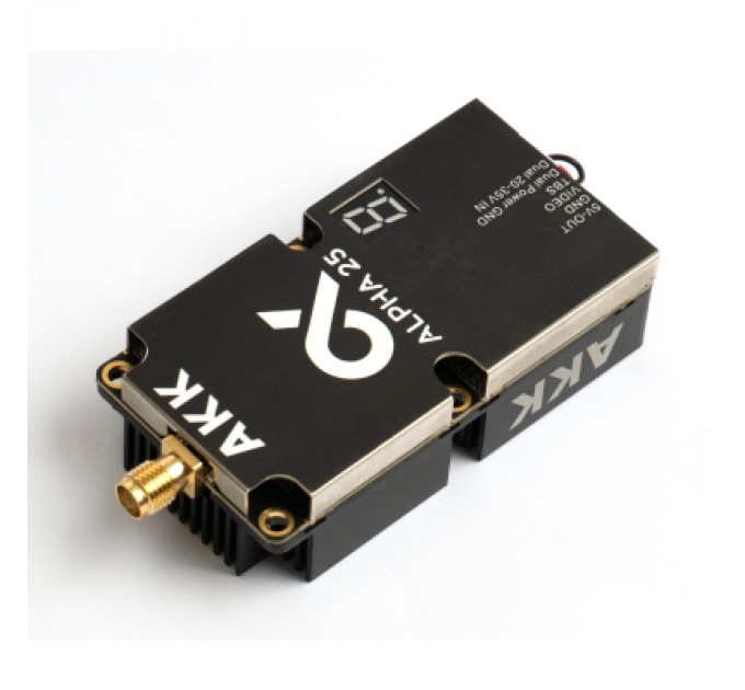 AKK Відеопередавач (VTX) AKK Alpha 25W 4.9G-6G 96CH (A25)