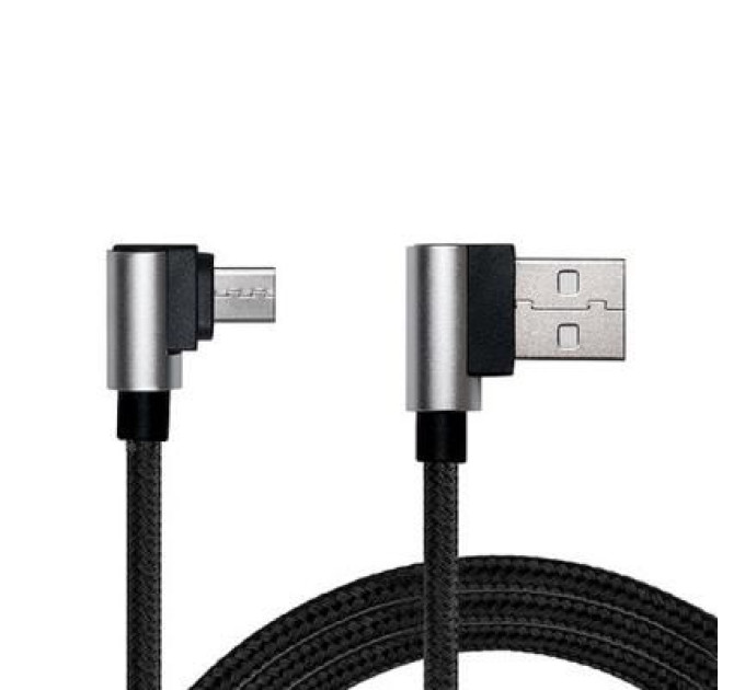 REAL-EL Дата кабель USB 2.0 AM to Micro 5P 1.0m Premium black REAL-EL (EL123500031)