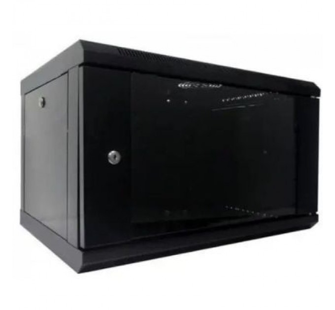 Шафа настінна Hypernet 6U 19" 600x500 (WMNC-500-6U-FLAT-BLACK)
