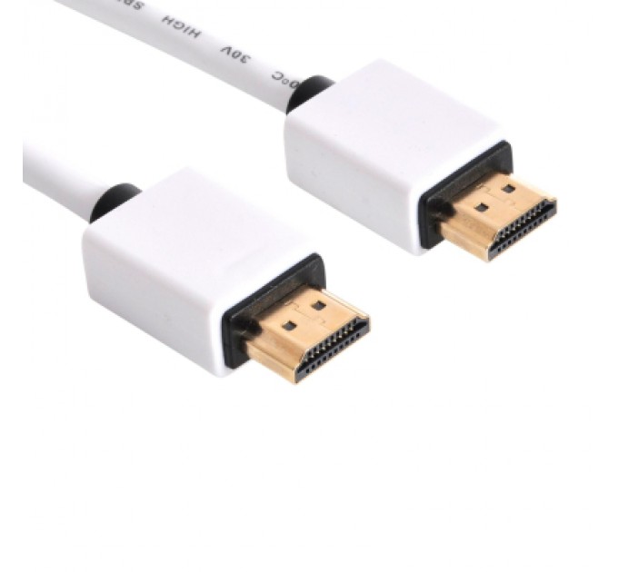 Кабель мультимедійний HDMI to HDMI 1.0m 2.0 white Sandberg (308-97)
