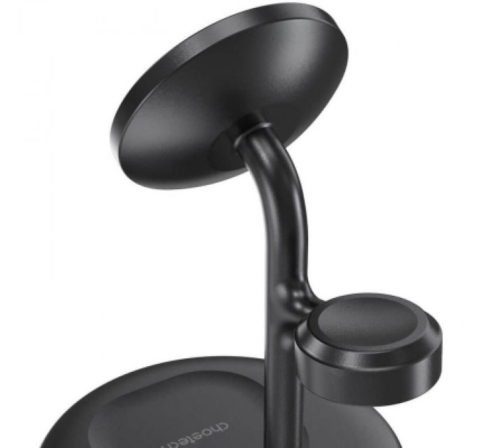 Choetech Зарядний пристрій Choetech 15W 3-in-1 Magnetic Wireless Fast Charger black (T585-F-101-CCBK)