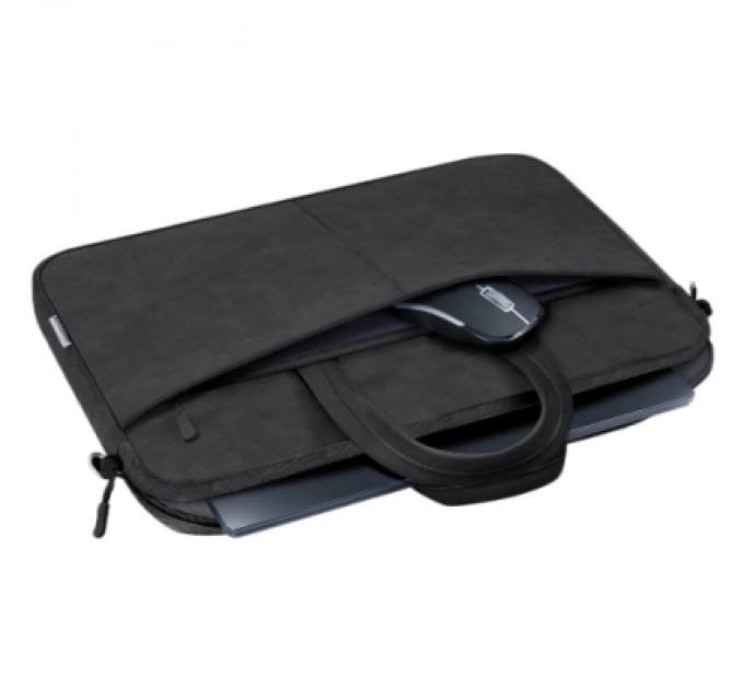Сумка для ноутбука Defender 15.6" Solid PU black (26091)
