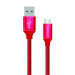ColorWay Дата кабель Кабель Colorway USB - МicroUSB 2.1А 1м червоний ColorWay (CW-CBUM002-RD)