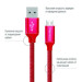 ColorWay Дата кабель Кабель Colorway USB - МicroUSB 2.1А 1м червоний ColorWay (CW-CBUM002-RD)