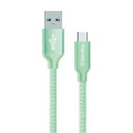 ColorWay Дата кабель USB 2.0 AM to Type-C mint ColorWay (CW-CBUC003-MT)