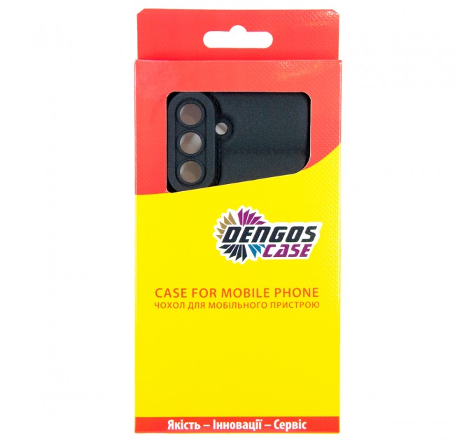 Чохол до мобільного телефона Dengos Soft Samsung Galaxy A36 5G (black) (DG-TPU-SOFT-73)
