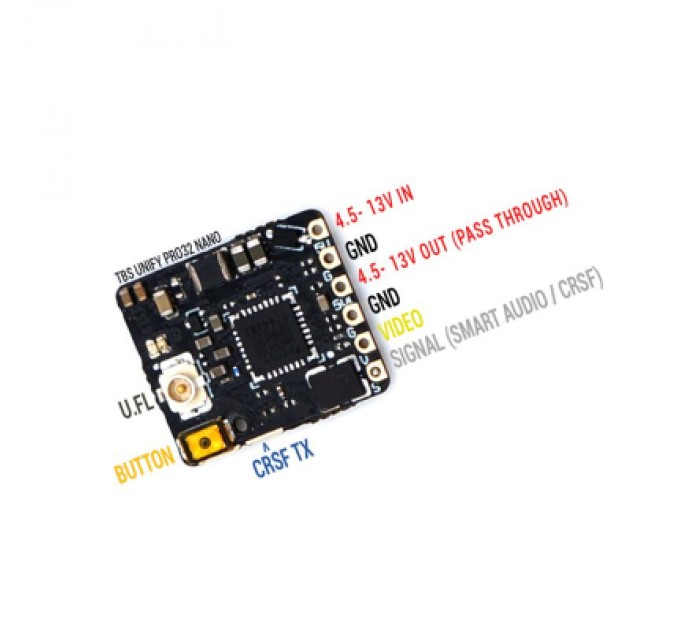 TBS Відеопередавач (VTX) TBS Unify Nano custom 16CH 50mW упаковка 100шт (UNIFYNANOBOX)