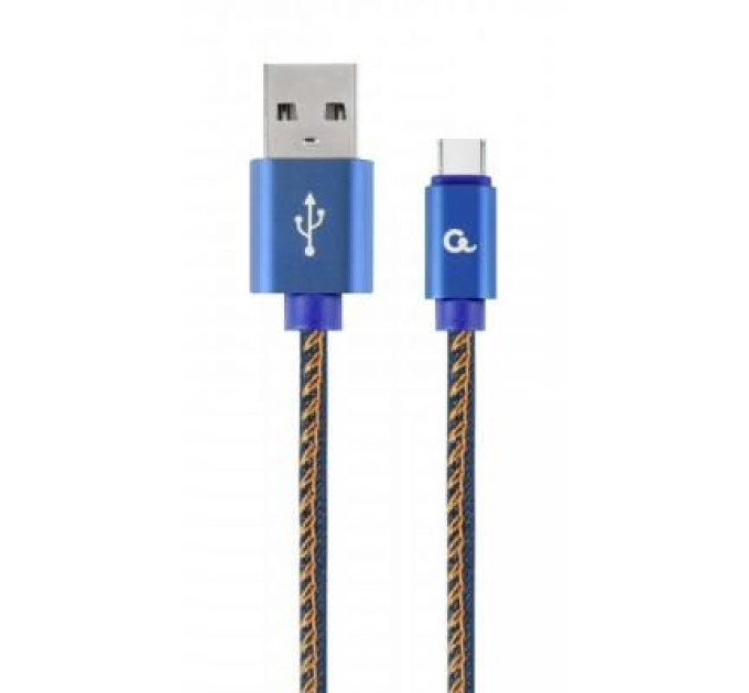 Cablexpert Дата кабель USB 2.0 AM to Type-C 2.0m Cablexpert (CC-USB2J-AMCM-2M-BL)