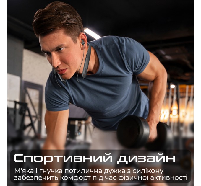 Bluetooth-гарнітура Promate Leap-200h Black