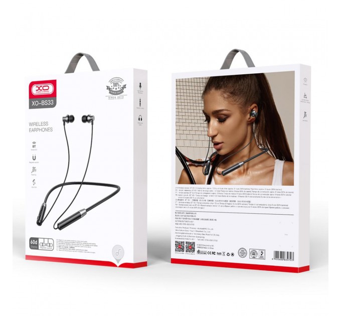 XO Bluetooth-гарнітура XO BS33 Black
