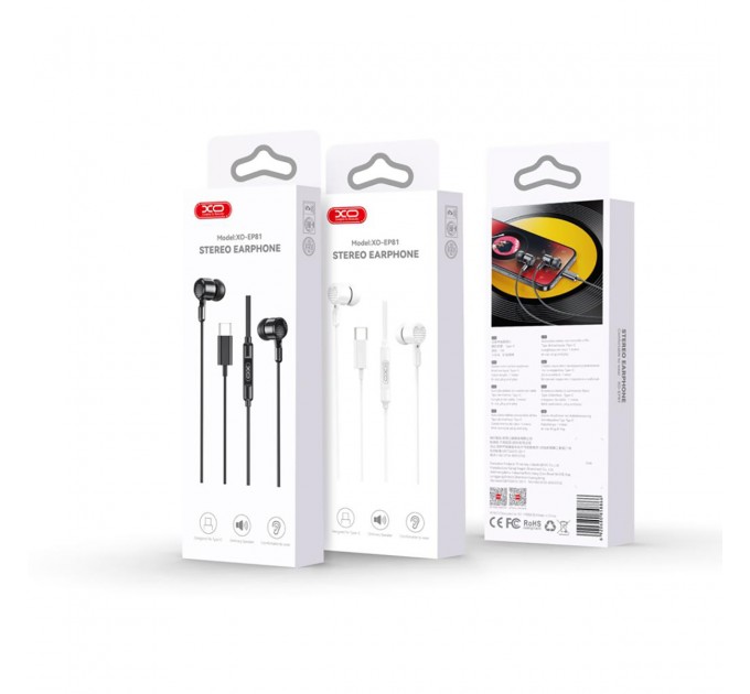 XO Гарнітура XO EP81 Black