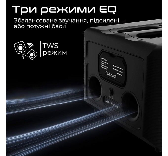 Акустична система HiFuture Event Horizon 100W Black (event horizon.black)
