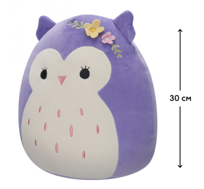 М'яка іграшка Squishmallows Сова Холлі 30 см (SQER00911)