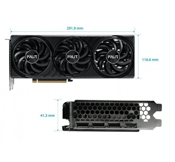 Palit Відеокарта GF RTX 5070 12GB GDDR7 Infinity 3 Palit (NE75070019K9-GB2050S)