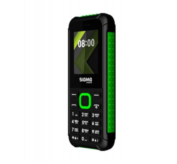 Sigma Мобільний телефон Sigma X-style 18 Track Black-Green (4827798854433)