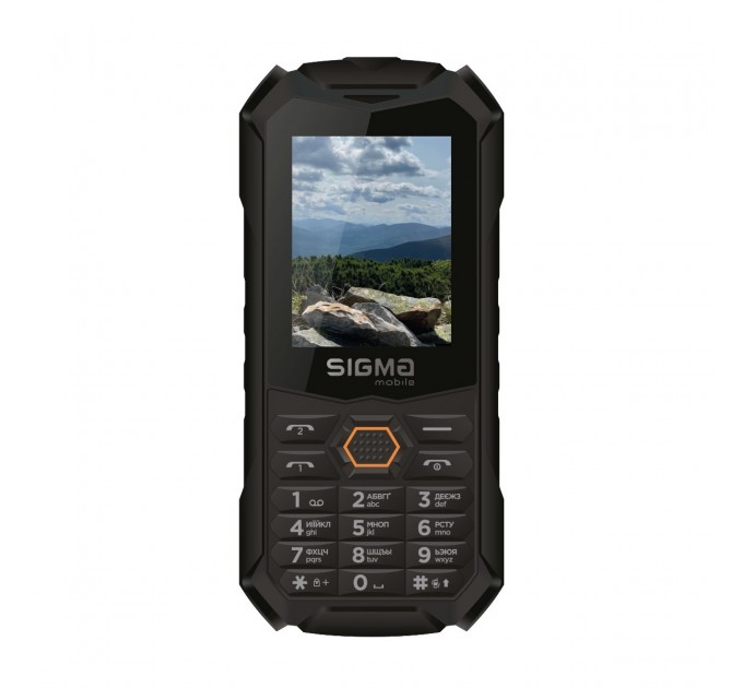 Sigma mobile Мобільний телефон Sigma mobile X-treme PV68 Dual Sim Black/Orange (4827798738221)