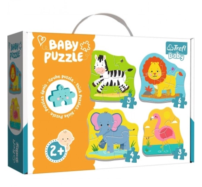 Trefl Пазл Trefl Baby Classic Тварини на сафарі (5900511360738)