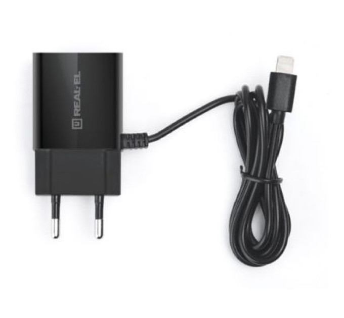 REAL-EL Зарядний пристрій REAL-EL CH-217 black (EL123160016)