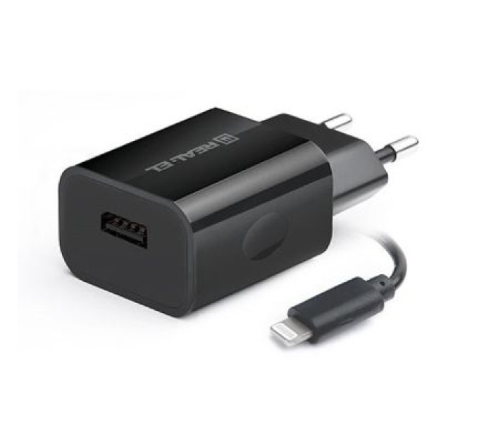REAL-EL Зарядний пристрій REAL-EL CH-217 black (EL123160016)