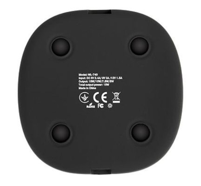 REAL-EL Зарядний пристрій REAL-EL WL-740 black (EL123160019)