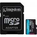 Kingston Карта пам'яті Kingston 256GB microSDXC сlass 10 UHS-I U3 V30 A2 Canvas Go Plus G4 (SDCG4/256GB)