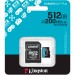Kingston Карта пам'яті Kingston 512GB microSDXC сlass 10 UHS-I U3 V30 A2 Canvas Go Plus G4 (SDCG4/512GB)