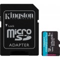 Kingston Карта пам'яті Kingston 1TB microSDXC сlass 10 UHS-I U3 V30 A2 Canvas Go Plus G4 (SDCG4/1TB)