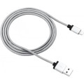 Canyon Дата кабель USB 2.0 AM to Lightning 1.0m MFI Dark gray Canyon (CNS-MFIC3DG)