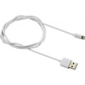 Canyon Дата кабель USB 2.0 AM to Lightning 1.0m MFI Canyon (CNS-MFICAB01W)