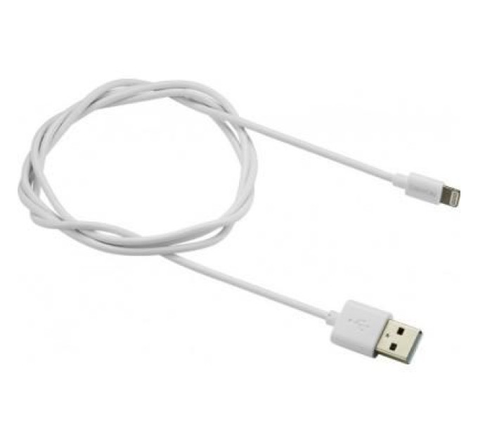 Canyon Дата кабель USB 2.0 AM to Lightning 1.0m MFI Canyon (CNS-MFICAB01W)