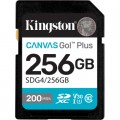 Kingston Карта пам'яті Kingston 256GB SDXC сlass 10 UHS-I U3 V30 Canvas Go Plus G4 (SDG4/256GB)