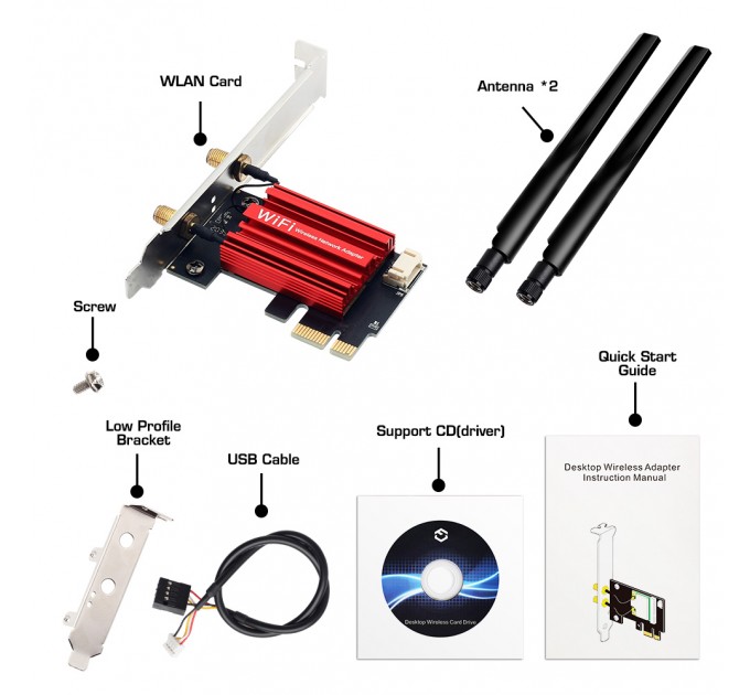 Бездротовий адаптер Fenvi PCE-AC1200S