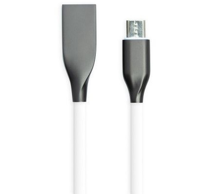 PowerPlant Дата кабель USB 2.0 AM to Micro 5P 1.0m white PowerPlant (CA910700)