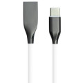 PowerPlant Дата кабель USB 2.0 AM to Type-C 1.0m white PowerPlant (CA910717)