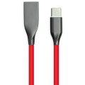 PowerPlant Дата кабель USB 2.0 AM to Type-C 2.0m red PowerPlant (CA911394)