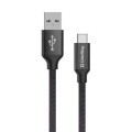 ColorWay Дата кабель USB 2.0 AM to Type-C 2.0m black ColorWay (CW-CBUC008-BK)