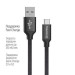 ColorWay Дата кабель USB 2.0 AM to Type-C 2.0m black ColorWay (CW-CBUC008-BK)