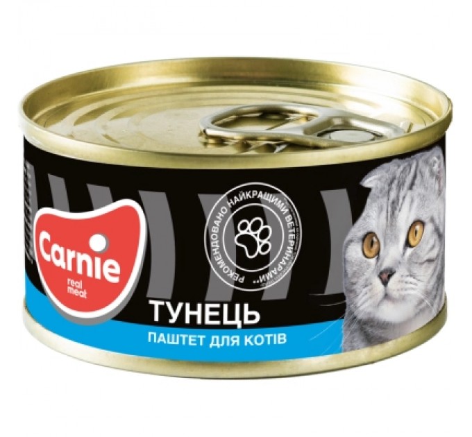 Carnie Паштет для котів Carnie м'ясний з тунцем 100 г (4820255190037)